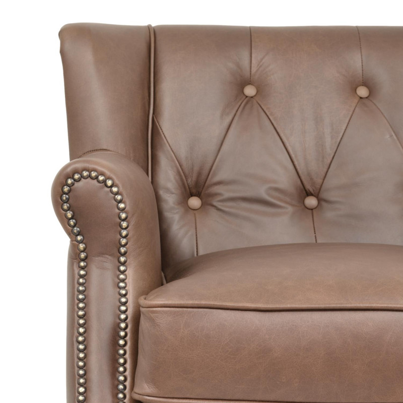 Poltrona London - Couro Pull Up Poltrona London - Couro Pull Up