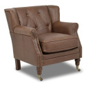 Poltrona London - Couro Pull Up