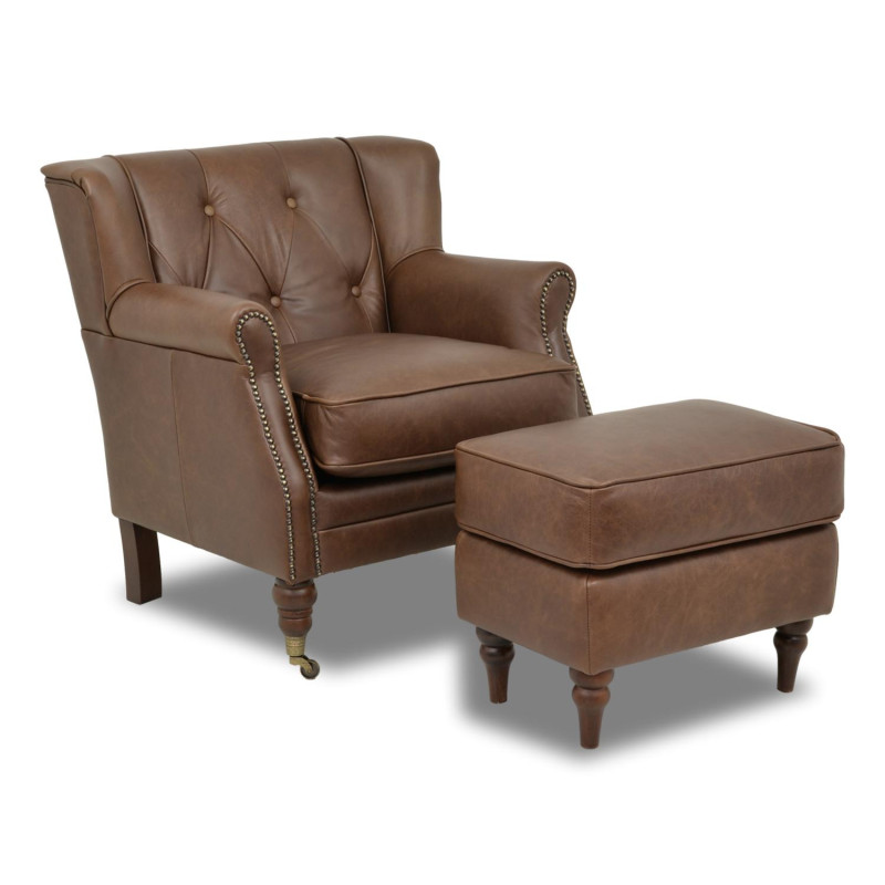Poltrona London - Couro Pull Up Poltrona London - Couro Pull Up
